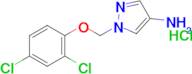 1-[(2,4-dichlorophenoxy)methyl]-1H-pyrazol-4-amine