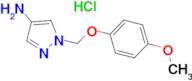1-[(4-methoxyphenoxy)methyl]-1H-pyrazol-4-amine