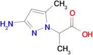 2-(3-amino-5-methyl-1H-pyrazol-1-yl)propanoic acid