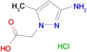 (3-amino-5-methyl-1H-pyrazol-1-yl)acetic acid hydrochloride