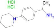 [1-(4-piperidin-1-ylphenyl)ethyl]amine