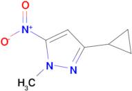 3-cyclopropyl-1-methyl-5-nitro-1H-pyrazole