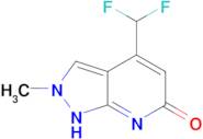 4-(difluoromethyl)-2-methyl-2,7-dihydro-6H-pyrazolo[3,4-b]pyridin-6-one