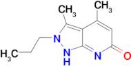 3,4-dimethyl-2-propyl-2,7-dihydro-6H-pyrazolo[3,4-b]pyridin-6-one