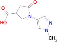 1-(1-methyl-1H-pyrazol-4-yl)-5-oxopyrrolidine-3-carboxylic acid