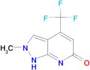 2-methyl-4-(trifluoromethyl)-2,7-dihydro-6H-pyrazolo[3,4-b]pyridin-6-one