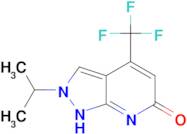 2-isopropyl-4-(trifluoromethyl)-2,7-dihydro-6H-pyrazolo[3,4-b]pyridin-6-one