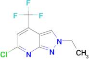 6-chloro-2-ethyl-4-(trifluoromethyl)-2H-pyrazolo[3,4-b]pyridine