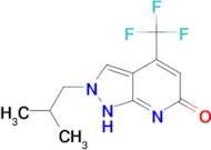 2-isobutyl-4-(trifluoromethyl)-2,7-dihydro-6H-pyrazolo[3,4-b]pyridin-6-one