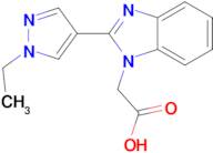 [2-(1-ethyl-1H-pyrazol-4-yl)-1H-benzimidazol-1-yl]acetic acid