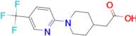 {1-[5-(trifluoromethyl)pyridin-2-yl]piperidin-4-yl}acetic acid