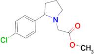 methyl [2-(4-chlorophenyl)pyrrolidin-1-yl]acetate