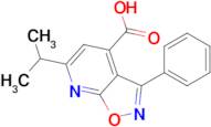 6-isopropyl-3-phenylisoxazolo[5,4-b]pyridine-4-carboxylic acid