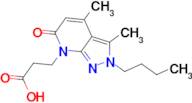 3-(2-butyl-3,4-dimethyl-6-oxo-2,6-dihydro-7H-pyrazolo[3,4-b]pyridin-7-yl)propanoic acid