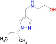 2-{[(1-sec-butyl-1H-pyrazol-4-yl)methyl]amino}ethanol