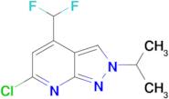 6-chloro-4-(difluoromethyl)-2-isopropyl-2H-pyrazolo[3,4-b]pyridine