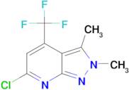 6-chloro-2,3-dimethyl-4-(trifluoromethyl)-2H-pyrazolo[3,4-b]pyridine