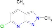 6-chloro-2,4-dimethyl-2H-pyrazolo[3,4-b]pyridine