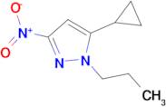 5-cyclopropyl-3-nitro-1-propyl-1H-pyrazole