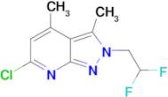 6-chloro-2-(2,2-difluoroethyl)-3,4-dimethyl-2H-pyrazolo[3,4-b]pyridine
