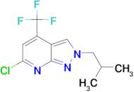 6-chloro-2-isobutyl-4-(trifluoromethyl)-2H-pyrazolo[3,4-b]pyridine