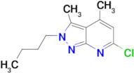 2-butyl-6-chloro-3,4-dimethyl-2H-pyrazolo[3,4-b]pyridine