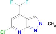 6-chloro-4-(difluoromethyl)-2-methyl-2H-pyrazolo[3,4-b]pyridine