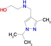 2-{[(1-isopropyl-3-methyl-1H-pyrazol-4-yl)methyl]amino}ethanol