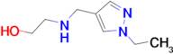 2-{[(1-ethyl-1H-pyrazol-4-yl)methyl]amino}ethanol