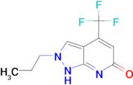 2-propyl-4-(trifluoromethyl)-2,7-dihydro-6H-pyrazolo[3,4-b]pyridin-6-one