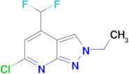 6-chloro-4-(difluoromethyl)-2-ethyl-2H-pyrazolo[3,4-b]pyridine