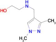 2-{[(1,3-dimethyl-1H-pyrazol-4-yl)methyl]amino}ethanol