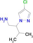 [2-(4-chloro-1H-pyrazol-1-yl)-3-methylbutyl]amine