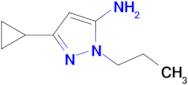 3-cyclopropyl-1-propyl-1H-pyrazol-5-amine