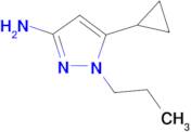 5-cyclopropyl-1-propyl-1H-pyrazol-3-amine