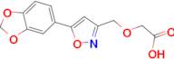 {[5-(1,3-benzodioxol-5-yl)isoxazol-3-yl]methoxy}acetic acid