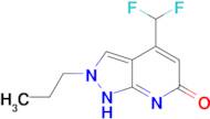 4-(difluoromethyl)-2-propyl-2,7-dihydro-6H-pyrazolo[3,4-b]pyridin-6-one