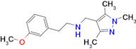 [2-(3-methoxyphenyl)ethyl][(1,3,5-trimethyl-1H-pyrazol-4-yl)methyl]amine