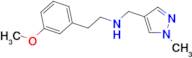 [2-(3-methoxyphenyl)ethyl][(1-methyl-1H-pyrazol-4-yl)methyl]amine