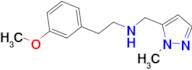 [2-(3-methoxyphenyl)ethyl][(1-methyl-1H-pyrazol-5-yl)methyl]amine