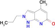 4-methyl-2-propyl-2,7-dihydro-6H-pyrazolo[3,4-b]pyridin-6-one