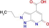 6-oxo-2-propyl-6,7-dihydro-2H-pyrazolo[3,4-b]pyridine-4-carboxylic acid