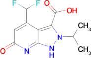 4-(difluoromethyl)-2-isopropyl-6-oxo-6,7-dihydro-2H-pyrazolo[3,4-b]pyridine-3-carboxylic acid