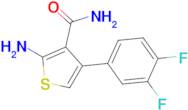 2-amino-4-(3,4-difluorophenyl)thiophene-3-carboxamide