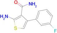 2-amino-4-(3-fluorophenyl)thiophene-3-carboxamide