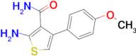 2-amino-4-(4-methoxyphenyl)thiophene-3-carboxamide