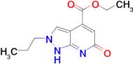 ethyl 6-oxo-2-propyl-6,7-dihydro-2H-pyrazolo[3,4-b]pyridine-4-carboxylate