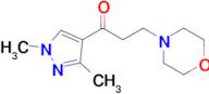 1-(1,3-dimethyl-1H-pyrazol-4-yl)-3-morpholin-4-ylpropan-1-one