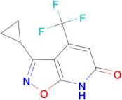 3-cyclopropyl-4-(trifluoromethyl)isoxazolo[5,4-b]pyridin-6(7H)-one