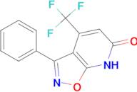 3-phenyl-4-(trifluoromethyl)isoxazolo[5,4-b]pyridin-6(7H)-one